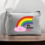 Canvas Pouch with Handle and Zipper Thumbnail