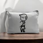 Canvas Pouch with Handle and Zipper Thumbnail
