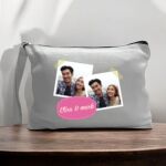 Canvas Pouch with Handle and Zipper Thumbnail