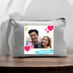 Canvas Pouch with Handle and Zipper Thumbnail