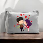 Canvas Pouch with Handle and Zipper Thumbnail