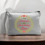 Canvas Pouch with Handle and Zipper Thumbnail