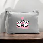 Canvas Pouch with Handle and Zipper Thumbnail