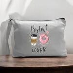 Canvas Pouch with Handle and Zipper Thumbnail