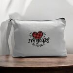Canvas Pouch with Handle and Zipper Thumbnail