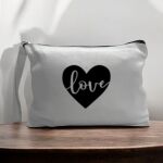 Canvas Pouch with Handle and Zipper Thumbnail