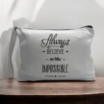 Canvas Pouch with Handle and Zipper Thumbnail