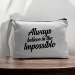 Canvas Pouch with Handle and Zipper Thumbnail