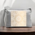 Canvas Pouch with Handle and Zipper Thumbnail