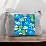 Canvas Pouch with Handle and Zipper Thumbnail