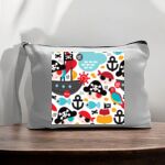 Canvas Pouch with Handle and Zipper Thumbnail