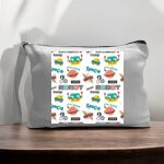 Canvas Pouch with Handle and Zipper Thumbnail