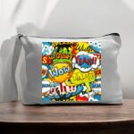 Canvas Pouch with Handle and Zipper Thumbnail