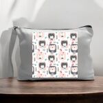 Canvas Pouch with Handle and Zipper Thumbnail