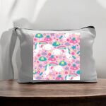 Canvas Pouch with Handle and Zipper Thumbnail