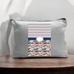 Canvas Pouch with Handle and Zipper Thumbnail
