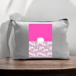 Canvas Pouch with Handle and Zipper Thumbnail