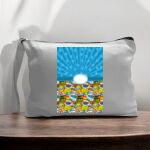 Canvas Pouch with Handle and Zipper Thumbnail