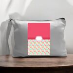 Canvas Pouch with Handle and Zipper Thumbnail