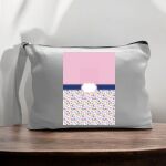 Canvas Pouch with Handle and Zipper Thumbnail