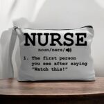 Canvas Pouch with Handle and Zipper Thumbnail