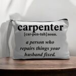 Canvas Pouch with Handle and Zipper Thumbnail