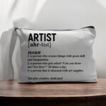 Canvas Pouch with Handle and Zipper Thumbnail
