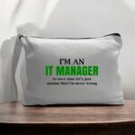 Canvas Pouch with Handle and Zipper Thumbnail