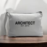 Canvas Pouch with Handle and Zipper Thumbnail