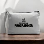 Canvas Pouch with Handle and Zipper Thumbnail