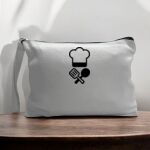 Canvas Pouch with Handle and Zipper Thumbnail