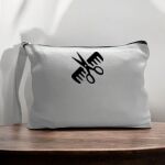 Canvas Pouch with Handle and Zipper Thumbnail