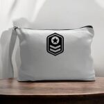 Canvas Pouch with Handle and Zipper Thumbnail