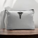 Canvas Pouch with Handle and Zipper Thumbnail