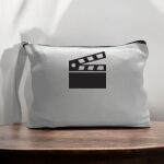 Canvas Pouch with Handle and Zipper Thumbnail