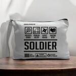 Canvas Pouch with Handle and Zipper Thumbnail