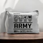 Canvas Pouch with Handle and Zipper Thumbnail