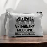 Canvas Pouch with Handle and Zipper Thumbnail