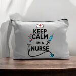 Canvas Pouch with Handle and Zipper Thumbnail