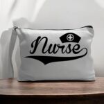 Canvas Pouch with Handle and Zipper Thumbnail