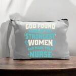 Canvas Pouch with Handle and Zipper Thumbnail