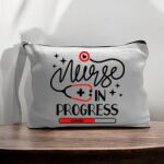 Canvas Pouch with Handle and Zipper Thumbnail