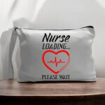 Canvas Pouch with Handle and Zipper Thumbnail