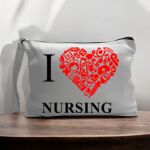 Canvas Pouch with Handle and Zipper Thumbnail