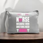 Canvas Pouch with Handle and Zipper Thumbnail