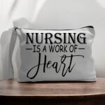 Canvas Pouch with Handle and Zipper Thumbnail