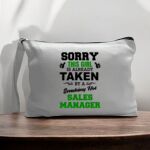 Canvas Pouch with Handle and Zipper Thumbnail