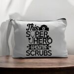 Canvas Pouch with Handle and Zipper Thumbnail