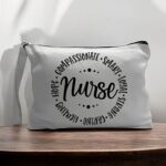 Canvas Pouch with Handle and Zipper Thumbnail