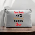 Canvas Pouch with Handle and Zipper Thumbnail